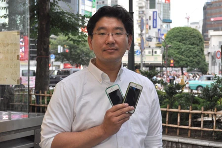 「もう4年前からiPhoneに格安SIMを差してますよ」と語る神原さん