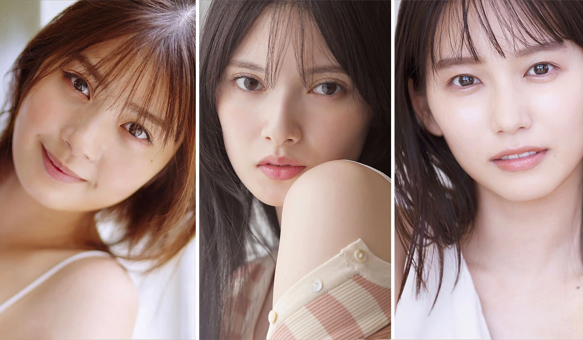 ＜終了＞『週プレ』×『仮面ライダーギーツ』星乃夢奈、青島 心、志田音々の超特大グラビアポスターが新宿に出現！