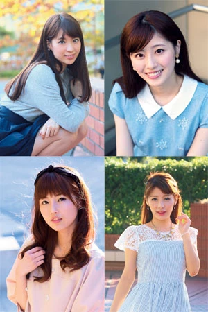 美人お天気キャスター１３人が勢ぞろい！　日替わりセントフォース図鑑