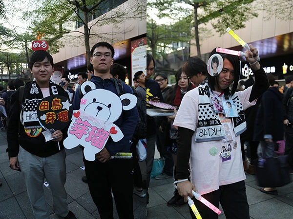  HKT４８の台湾公演に来ていた現地のファンたち