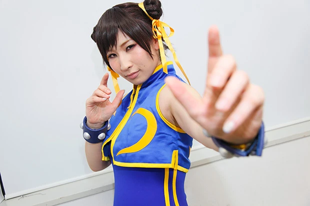 コスプレイヤー名：キシコ　今日のコスプレ：ストリートフ●イターZERO２（春●）