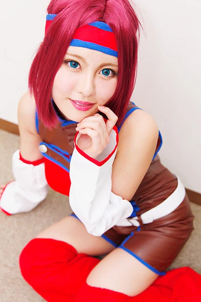 コスプレイヤー名：松岡ちな　今日のコスプレ：コードギ●ス（如月カ●ン）