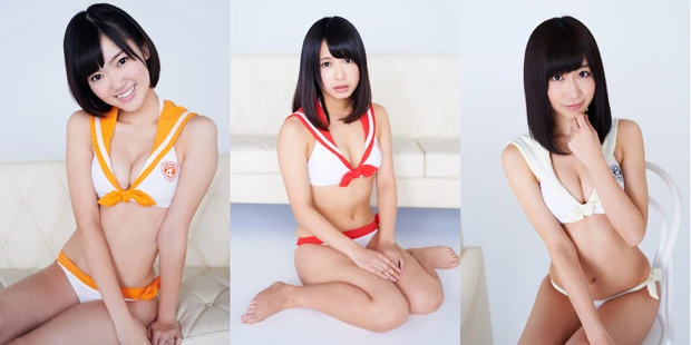  写真左から佐藤春奈、影澤里南、中島優衣