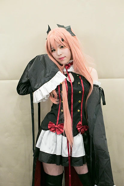 コスプレイヤー名：大神愛璃（りんりん）コスチュームの作品名：終わりの●ラフキャラクター名：ク●ル・ツェペシＴｗｉｔｔｅｒアカウント：@ao_svivid