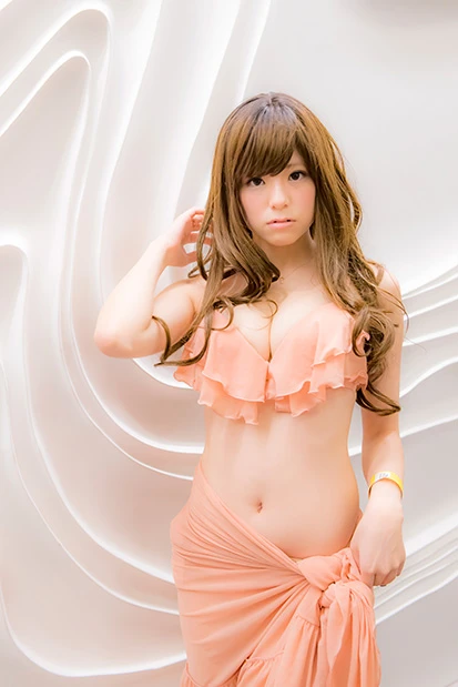 コスプレイヤー名：えいにゃんコスチュームの作品名：オリジナルキャラクター名：水着Ｔｗｉｔｔｅｒアカウント：@__einyanya