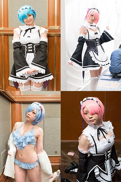  今回のコスホリで非常に多く見かけたレ●とラ●。下段のコスプレイヤーのようにひとりでふた役する猛者も。