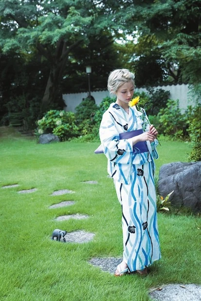  和服で大人な雰囲気のもがちゃんもカワイイ！（ｃ）桑島智輝