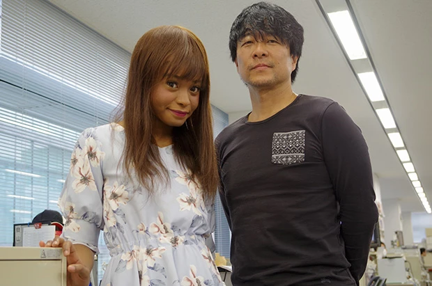 週プレNEWSの貝山編集長ともツーショット!