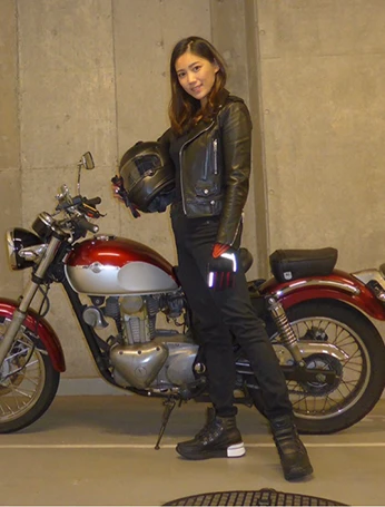 大きいのが大好きなバイク女子・白石あさえが初の高速道で絶望した時「もう芸能人生も終わるって…」