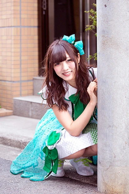 望月みゆ（みゆちぃ）２０１３年加入。バンもん！のベース担当。得意のダンスをいかして、ニコニコ動画「踊ってみた」の踊り手としても人気