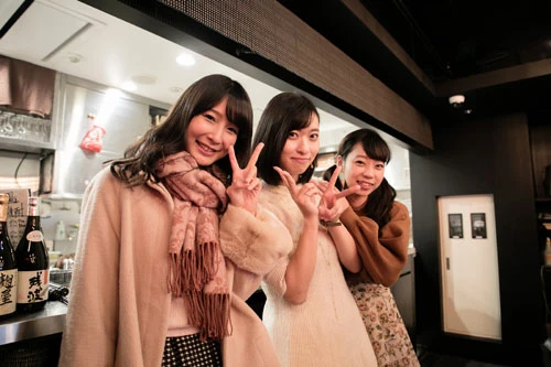  イベント後には川崎あやもお祝いに駆けつけた