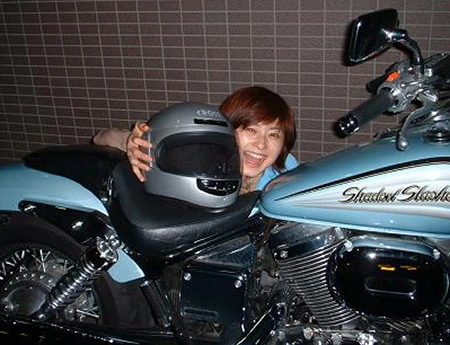  阿部さんの愛車だったホンダのシャドウスラッシャー（４００ｃｃ）