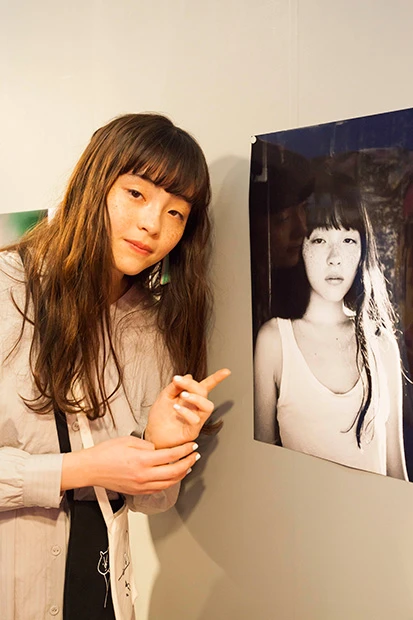  特にお気に入りだというモノクロのカット