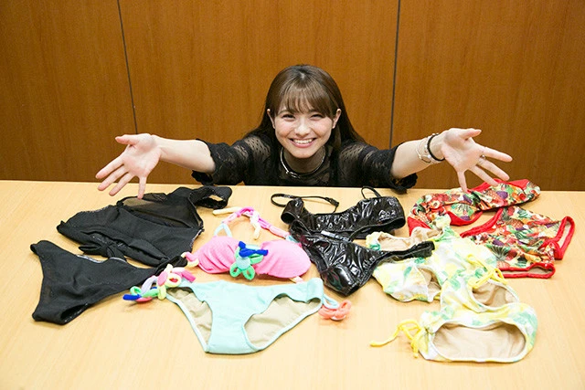 今回の水着以外にも数々のオリジナル作品を製作している片岡さん