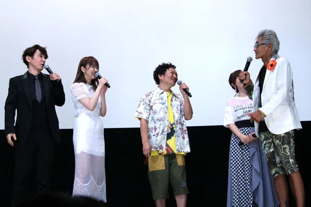 ふたりの演技を褒める矢尾