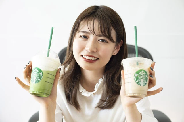 そう、あのスタバ写真! 撮影後、「大丈夫ですかね? 髪色も違うし、なんかちょっと違うな~」と不安を口にしていた