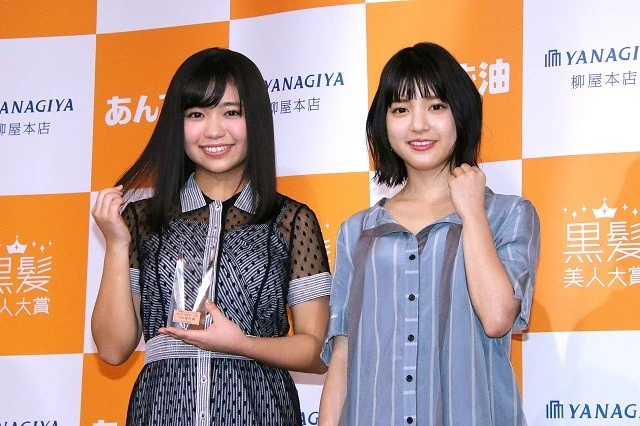 大原優乃が『黒髪美人大賞』に選出！　先輩・川島海荷のアドバイスで"ツヤ髪"デビュー