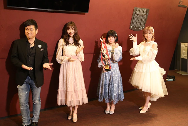 左から、ゴスペラーズ黒沢薫、野島樺乃、池田裕楽、岡田奈々