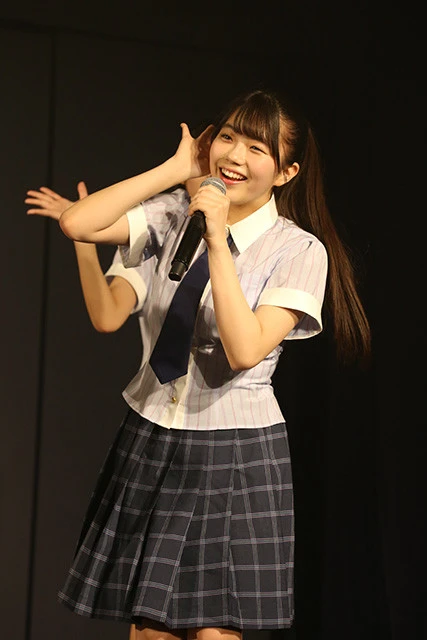 工藤理子　私は緊張して頭が真っ白になっちゃったけど……、緊張したら涙が出ちゃう人間だから（涙）。でも笑顔で頑張りました。本番もみんなで楽しみたいと思います。