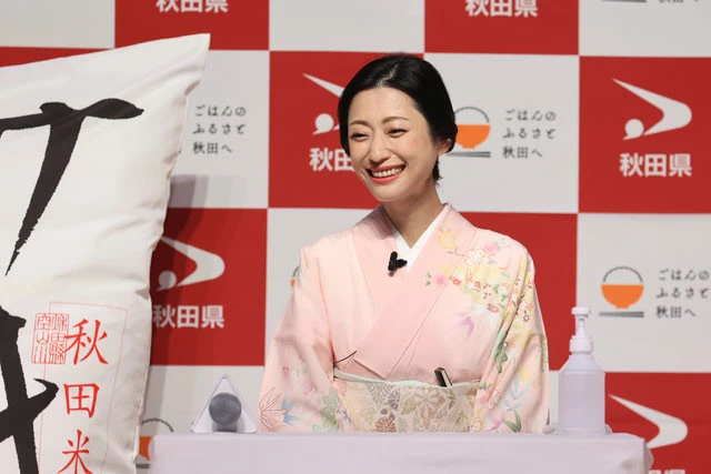 壇蜜が秋田の新ブランド米「サキホコレ」を絶賛「頼もしいもの、強いものがてんこもり。昔話くらい盛らないと満足できない」