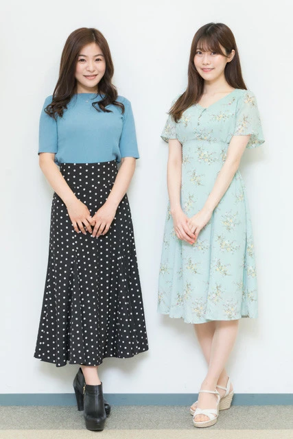 看護師としても最前線で活躍する西野咲さん(左)と桃里れあさん