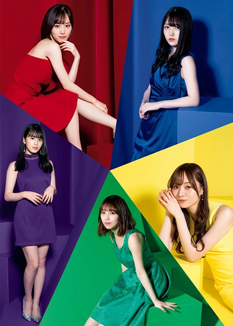 『週刊プレイボーイ3・4合併号』で表紙を飾った3期生の5人。左上から時計回りに山下美月、久保史緒里、梅澤美波、与田祐希、大園桃子