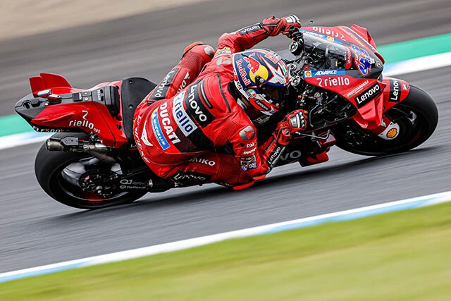 ＭｏｔｏＧＰクラスの優勝は独走状態だったドゥカティのジャック・ミラー。テールカウルにはウワサの空力デバイスが！