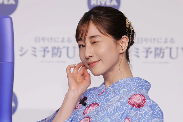 田中みな実が「ニベア」イベントで美しい首の秘密明かす「うなじは引きがあるんでしょうか。お顔も使ってください（笑）」