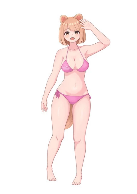 アイドルDVDレーベル「アイドルワン」公式イメージキャラクターのアイドルワンコちゃん（作・葉月つばさ）