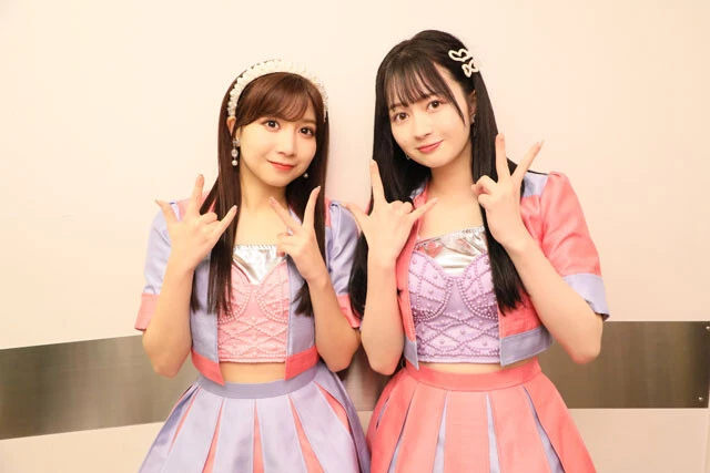 新公演について熱く語ってくれたSKE48 Team KⅡの太田彩夏(左)・江籠裕奈(右)
