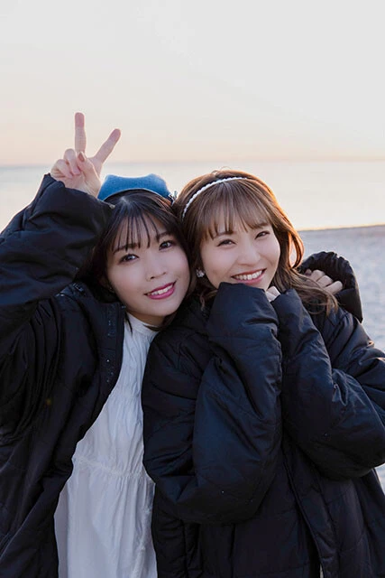 内田秀さんと村上奈津実さん