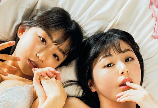 プライベートでも仲良しのくりえみ＆ピョ・ウンジが異色のコラボグラビア！「 私たち、恋に落ちました（笑）」