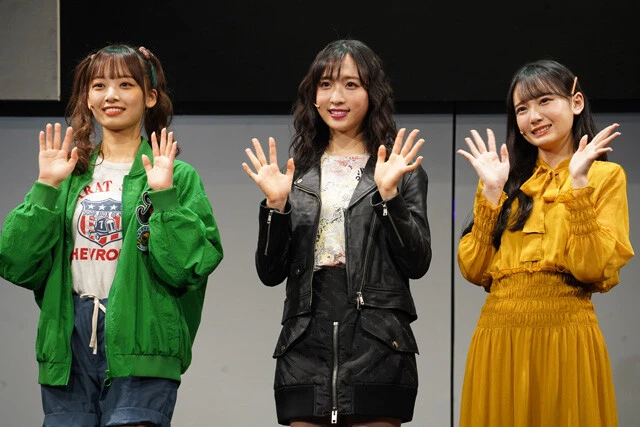 日向坂46濱岸ひより、AKB48小栗有以、≠ME鈴木瞳美