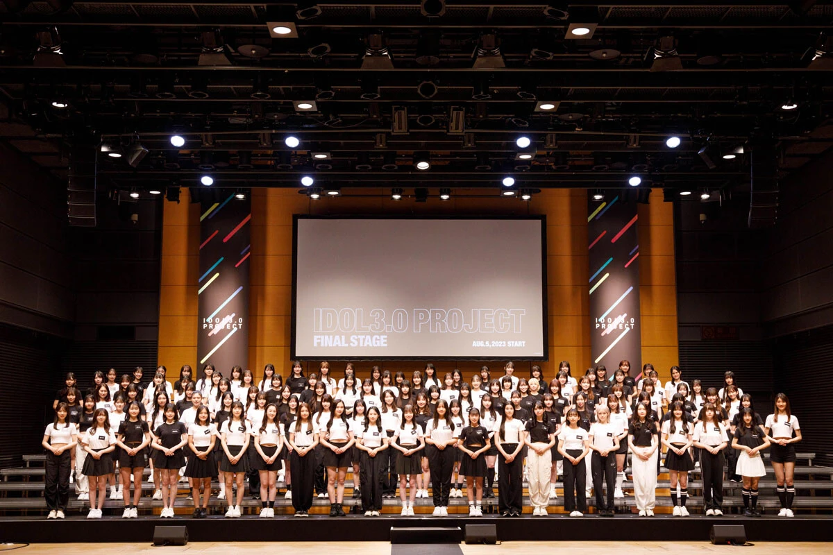 IDOL3.0 PROJECTのファイナルステージには114名が進出。この日は6名欠席したため、108名が登壇した