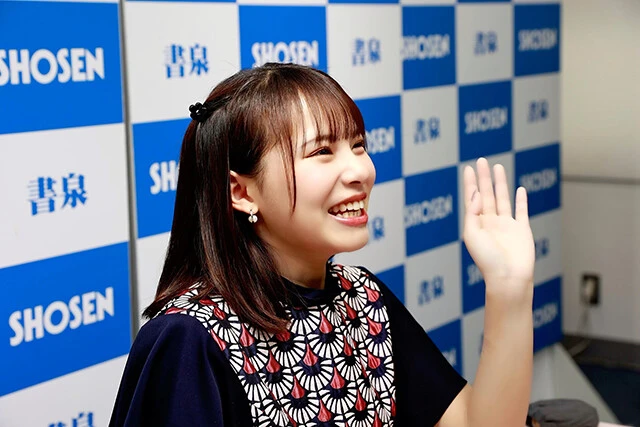 イベントでのファンとの交流に終始笑顔を見せていたあみさちゃん