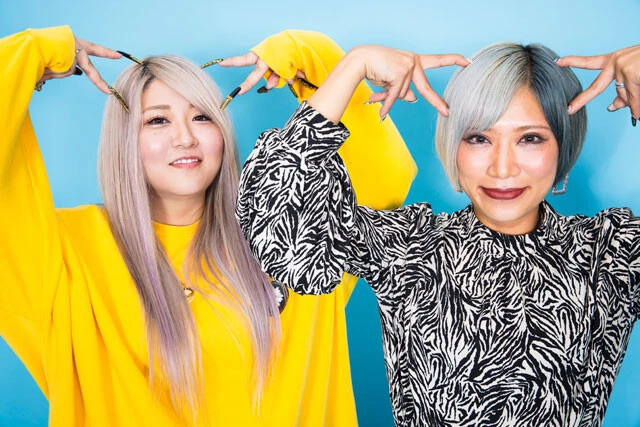 「ぱーてぃーちゃん」の金子きょんちぃと信子