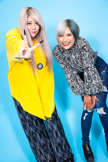 「ぱーてぃーちゃん」の金子きょんちぃと信子