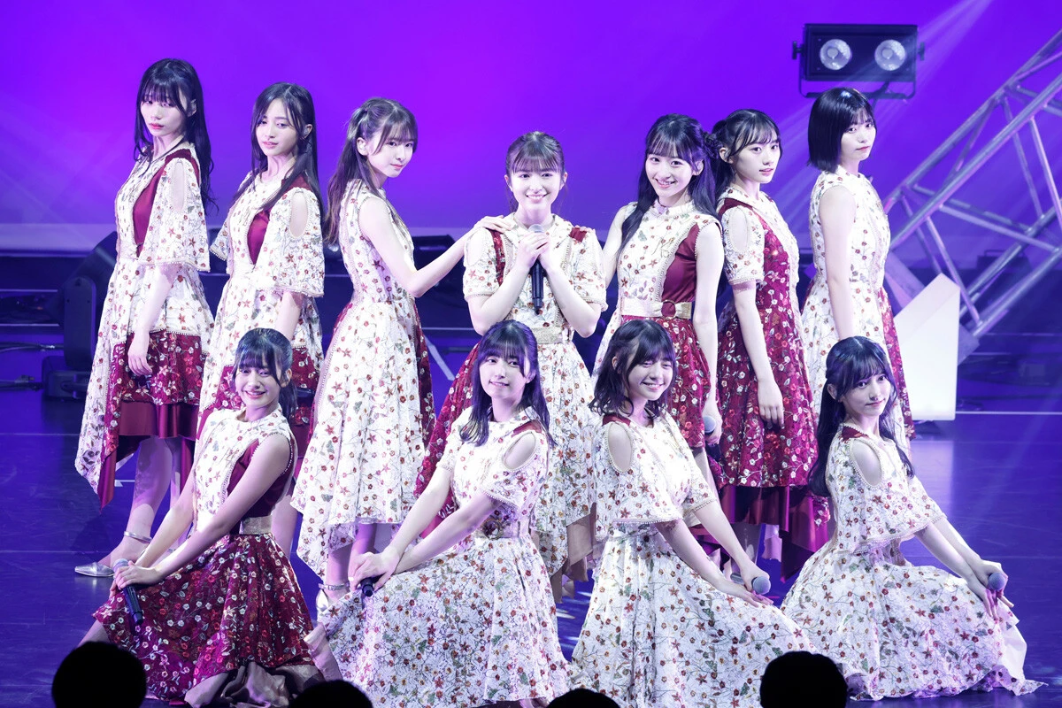 乃木坂46 五期生の岡本姫奈、井上 和、菅原咲月、小川 彩、一ノ瀬美空、川﨑 桜、中西アルノ、池田瑛紗、冨里奈央、五百城茉央、奥田いろは『新参者LIVEリポート』