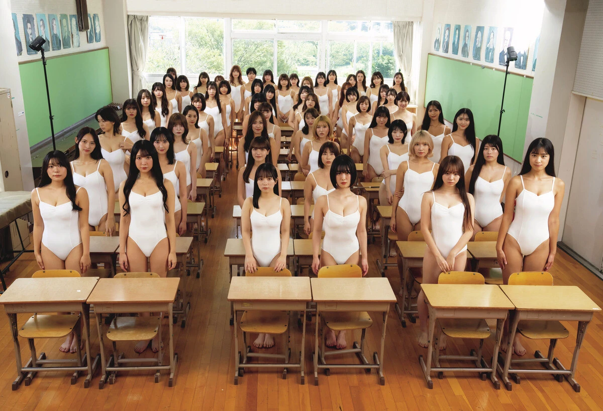 『週刊プレイボーイ』のグラビアに集合したグラビアアイドル57人