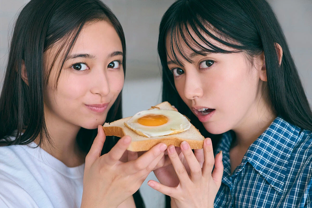 池田瑛紗（右）と井上和（左）