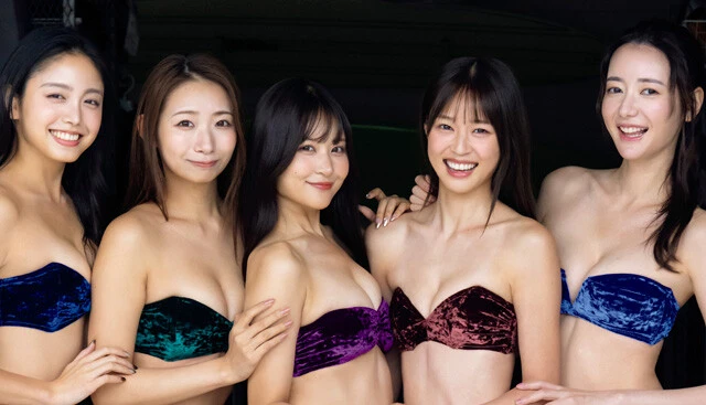 「東京オートサロン2025」イメージガールのA-Class。レース業界注目のユニットが週刊プレイボーイのグラビアに登場！