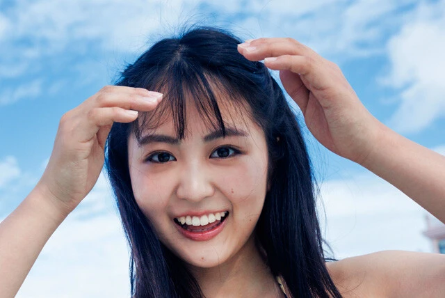 福井梨莉華が今年9月のグラビアデビューから早くも2回目の週プレグラビア登場！「SNSのフォロワーが急に増えて驚きました」