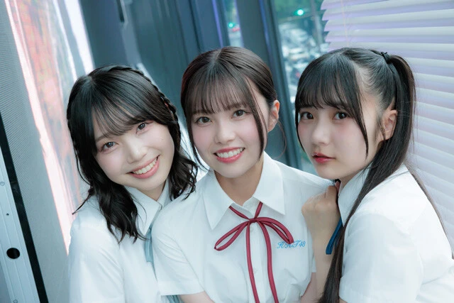 HKT48センター地頭江音々（ぢとうえ・ねね）＆梁瀬鈴雅（やなせ・れいあ）＆江口心々華（えぐち・ここは）が語る「今のHKT48の良さって？」