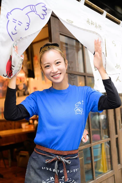 「らーめんチョンマゲ」の店主・淵田由衣さん