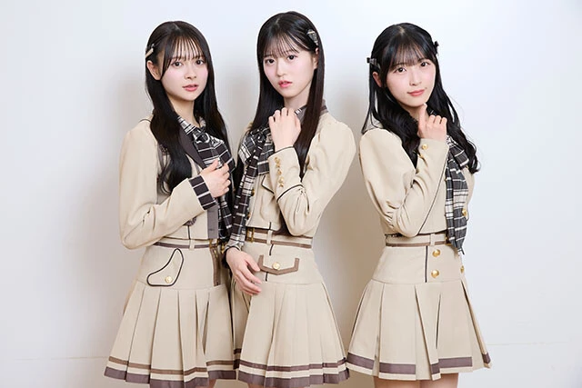 19期研究生・伊藤百花、18期生・八木愛月、17期生・佐藤綺星