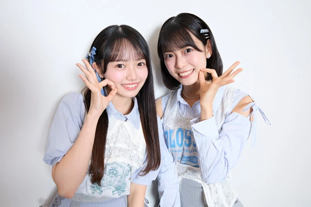 左から花田藍衣、新井彩永