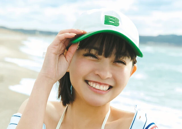 元・プロ野球チームの公式チアリーダー・宇野乃さらさが初グラビアに挑戦！「球速は100......いや、現実的には60～80キロを目指して頑張ります！」