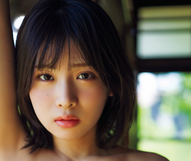 NMB48の新グラビア女王候補・芳賀 礼が週プレ初登場！「渡辺麻友さんのような王道アイドルを目指しています」