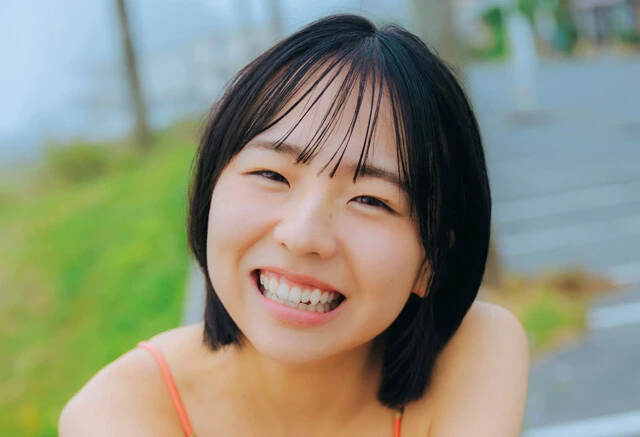 アップアップガールズ（2）のサブリーダー・鍛治島 彩（かじしま・あや）が満を持して週プレ初登場！「地元の千葉の海でグラビア撮影をするのがひとつの夢だったんです」