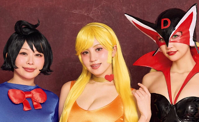 「アニメクラシックス ANISON Fire FES」を盛り上げる「Team クラ・コス」の花咲楓香＆波崎天結＆成瀬いな、3人のヒロインが登場「オーダーメイドで作られたコスプレ衣装なので、私たちの体にピタッと合うんです！」